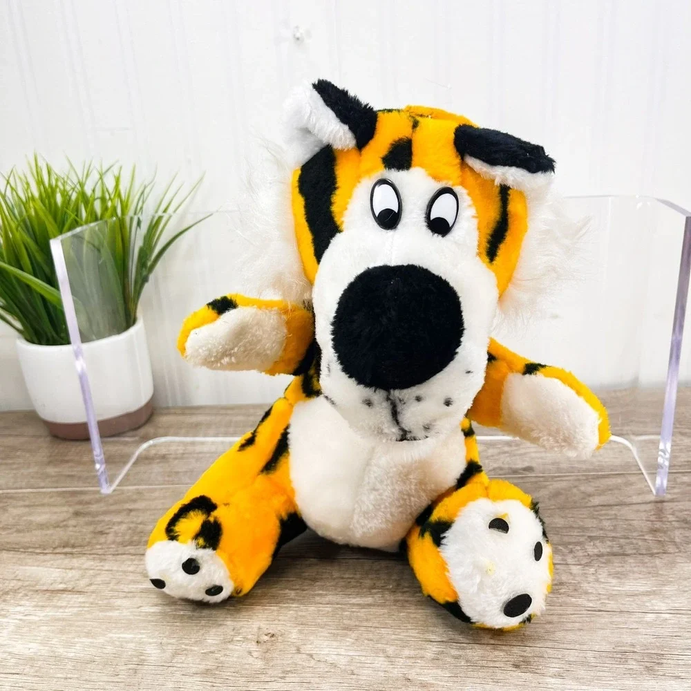 Vintage Brooklyn‎ Doll Cheetah Plush Wonky Tiger Plushie 1987